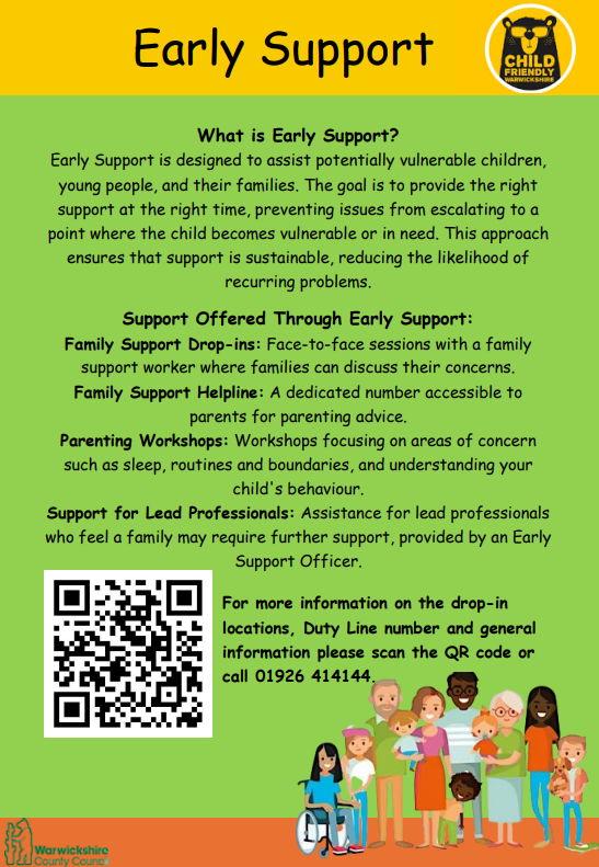 Information about Early Support Drop-ins.
